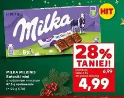 Kaufland Batoniki mini Milka Milkins oferta