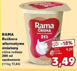 Kaufland Rama Roślinna alternatywa śmietany (różne rodzaje) oferta