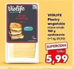 Kaufland Plastry wegańskie Violife oferta