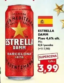 Kaufland Estrella Damm, piwo 4,6% oferta
