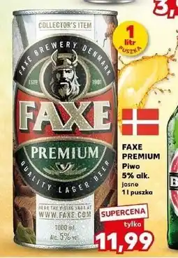 Kaufland Faxe Premium Piwo, 5% alk oferta