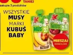 Kaufland Wszystkie musy marki Kubuś Baby oferta