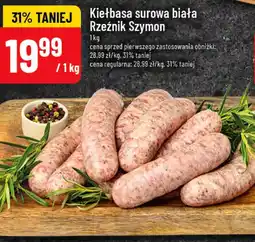 Polomarket Kiełbasa surowa biała Rzeźnik Szymon oferta