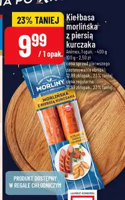 Polomarket Kiełbasa morlińska z piersią kurczaka Morliny oferta