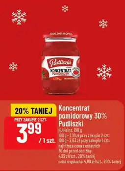 Polomarket Koncentrat pomidorowy 30% Pudliszki oferta