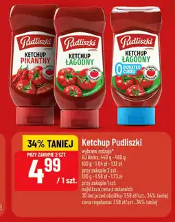 Polomarket Ketchup Pudliszki (różne rodzaje) oferta