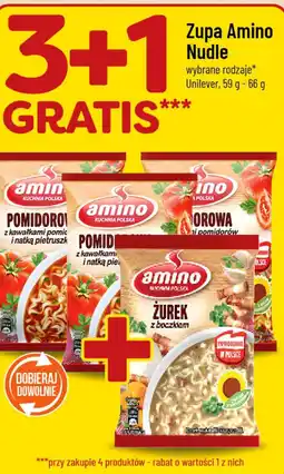 Polomarket Zupa Amino Nudle (Unilever, 59g–66g) oferta