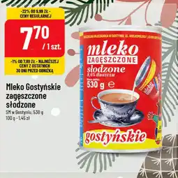 Polomarket Mleko Gostyńskie zagęszczone słodzone oferta