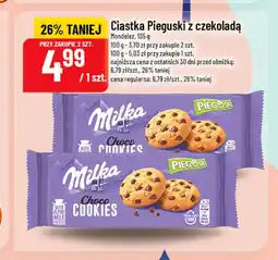 Polomarket Ciastka Pieguski z czekoladą Milka oferta