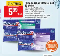 Polomarket Pasta do zębów Blend-a-med 3D White oferta