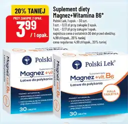 Polomarket Suplement diety Magnez+Witamina B6 Polski Lek oferta