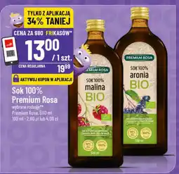 Polomarket Sok 100% Premium Rosa (malina BIO, aronia BIO) oferta