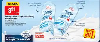 Polomarket Twaróg półtłusty trzykrotnie mielony Mleczna Polana oferta