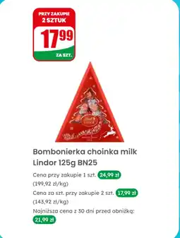 Dino Bombonierka Lindor milk choinka oferta