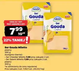 Netto Ser Gouda Miletto plastry oferta