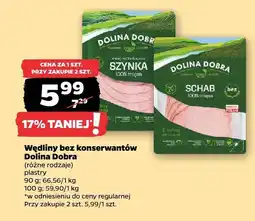 Netto Wędliny bez konserwantów Dolina Dobra - Schab 100% mięsa oferta