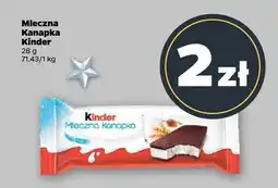 Netto Mleczna Kanapka Kinder oferta