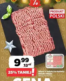 Netto Mięso z indyka na kotlety Sztuka Mięsa oferta