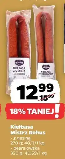 Netto Kiełbasa Mistrz Rohus z gęsiną oferta