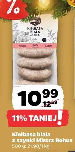 Netto Kiełbasa biała z szynki Mistrz Rohus oferta