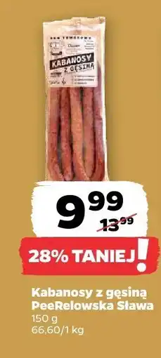Netto Kabanosy z gęsiną PeeRelowska Sława oferta