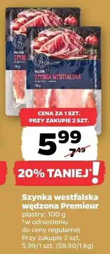 Netto Szynka westfalska wędzona Premieur oferta