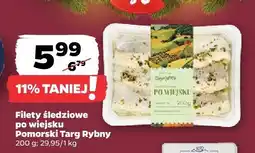 Netto Filety śledziowe po wiejsku Pomorski Targ Rybny oferta