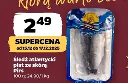 Netto Śledź atlantycki płat ze skórą Pirs oferta