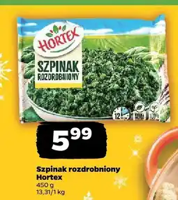 Netto Szpinak rozdrobniony Hortex oferta