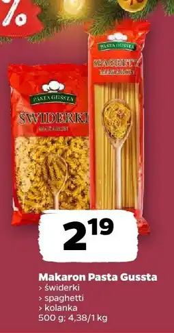 Netto Makaron Pasta Gussta kolanka oferta