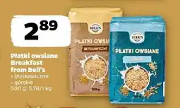 Netto Płatki owsiane Breakfast from Bell's błyskawiczne, dorskie oferta