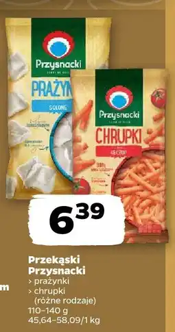 Netto Przekąski Przysnacki pražynki, chrupki, krakersy oferta