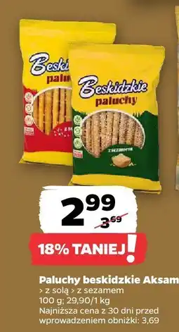 Netto Pałuchy beskidzkie Aksam z solą, z sezamem oferta