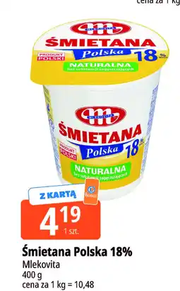 E.Leclerc Śmietana Polska 18% Mlekovita oferta