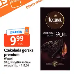 E.Leclerc Czekolada gorzka premium Wawel oferta