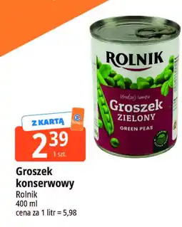 E.Leclerc Groszek zielony konserwowy Rolnik oferta