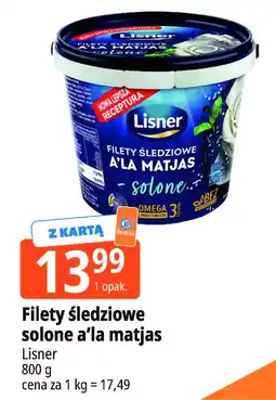 E.Leclerc Filety śledziowe solone a'la matjas Lisner oferta