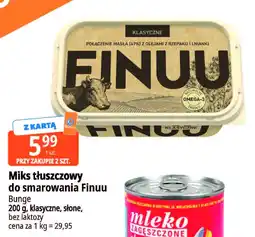 E.Leclerc Masło Finuu klasyczne połączone masło z olejami z rzepaku i lnianki 67% oferta