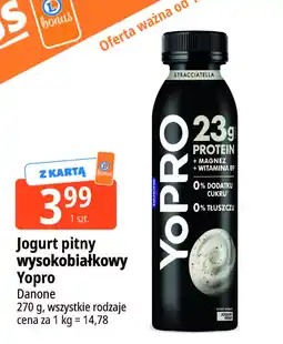 E.Leclerc Jogurt pitny wysokobiałkowy Yopro Danone oferta