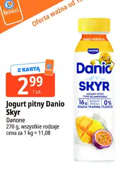 E.Leclerc Jogurt pitny Danio Skyr mango-marakuja Danone oferta