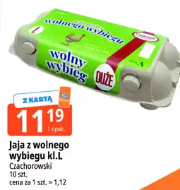 E.Leclerc Jaja z wolnego wybiegu kl.L Czachorowski oferta