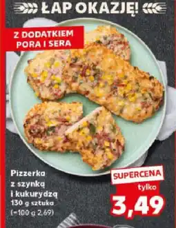 Kaufland Pizzerka z szynką i kukurydzą 130 g sztuka Kaufland oferta