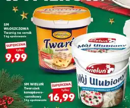 Kaufland Twarożek kanapkowo-sernikowy SM Wieluń 1 kg oferta