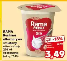 Kaufland Alternatywa śmietany Rama Crema 200 ml oferta