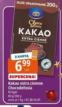 E.Leclerc kakao ekstra ciemne Chocodelissia oferta