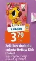 E.Leclerc Żelki bez dodatku cukru BeRaw Kids oferta