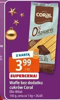 E.Leclerc Wafle bez dodatku cukrów Coral oferta