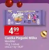 E.Leclerc Ciastka z kawałkami czekolady Milka Pieguski oferta