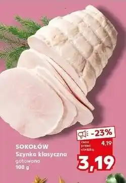 Kaufland Szynka klasyczna gotowana Sokołów oferta