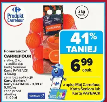Pomarańcze CARREFOUR siatka, 2 kg